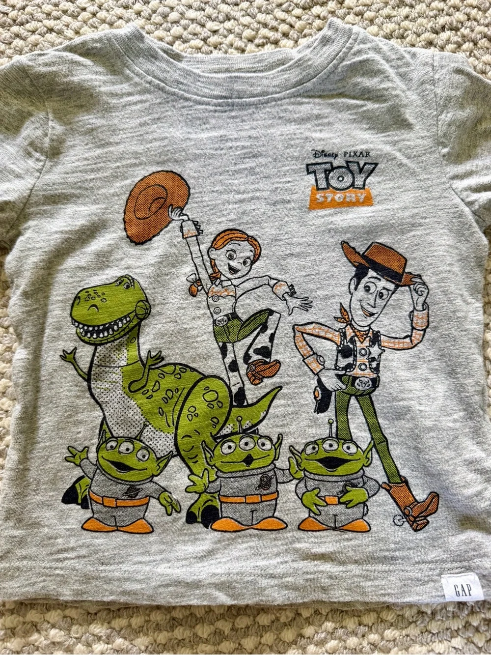 Baby Gap Disney Pixar Toy Story Long Sleeve T-Shirt Bundle | 12–18 Months